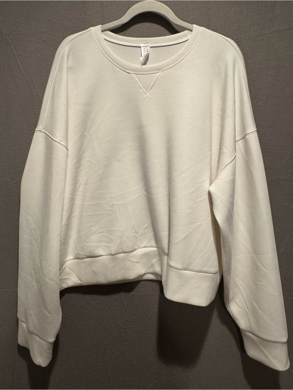 SPANX air essentials White Crewneck Top